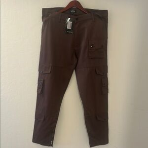 Men's Brown boohooMAN Cargo Pants